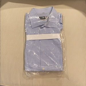 Saks Fifth Avenue Blue Gingham Longsleeved Shirt